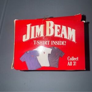 Jim Beam Men's Short Sleeve T-Shirt - Red, White, Blue